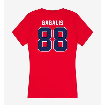 Arizona - NCAA Football : Henry Gabalis - Women's V-Neck T-Shirt-1