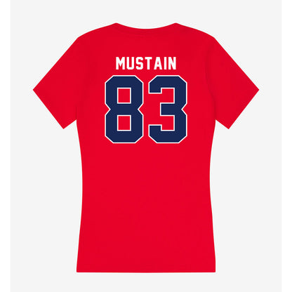 Arizona - NCAA Football : Tyler Mustain - Women's V-Neck T-Shirt-1