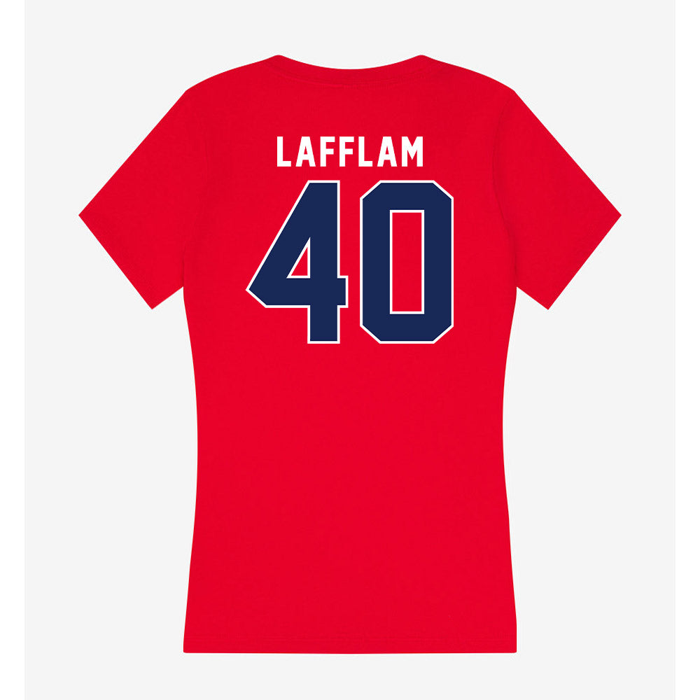 Arizona - NCAA Baseball : Jack Lafflam - Women's V-Neck T-Shirt-1
