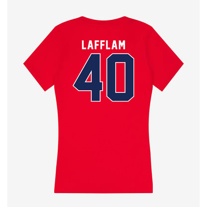 Arizona - NCAA Baseball : Jack Lafflam - Women's V-Neck T-Shirt-1