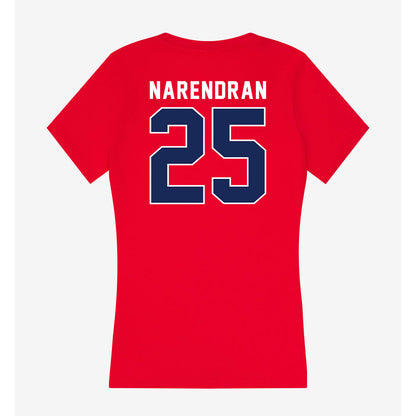 Arizona - NCAA Women's Tennis : Tanvi Narendran - Women's V-Neck T-Shirt-1