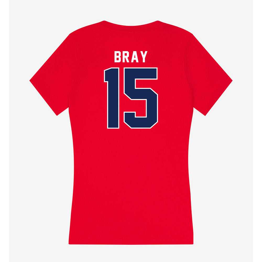 Arizona - NCAA Football : Mason Bray - Women's V-Neck T-Shirt-1