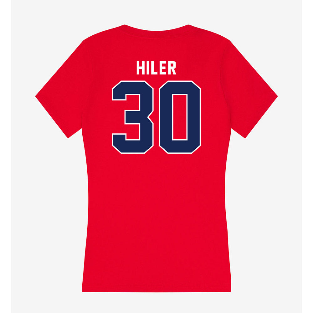 Arizona - NCAA Football : Xaier Hiler - Women's V-Neck T-Shirt-1