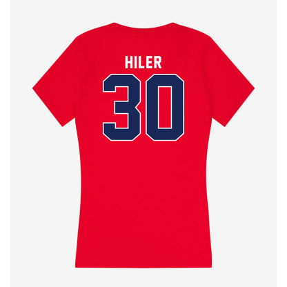 Arizona - NCAA Football : Xaier Hiler - Women's V-Neck T-Shirt-1