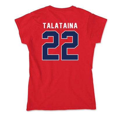 Arizona - NCAA Softball : Sinalei Talataina - Soft Style Women’s T-Shirt-1