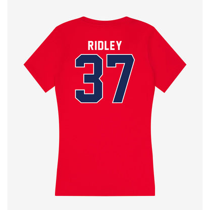 Arizona - NCAA Football : Chase Ridley - Women's V-Neck T-Shirt-1