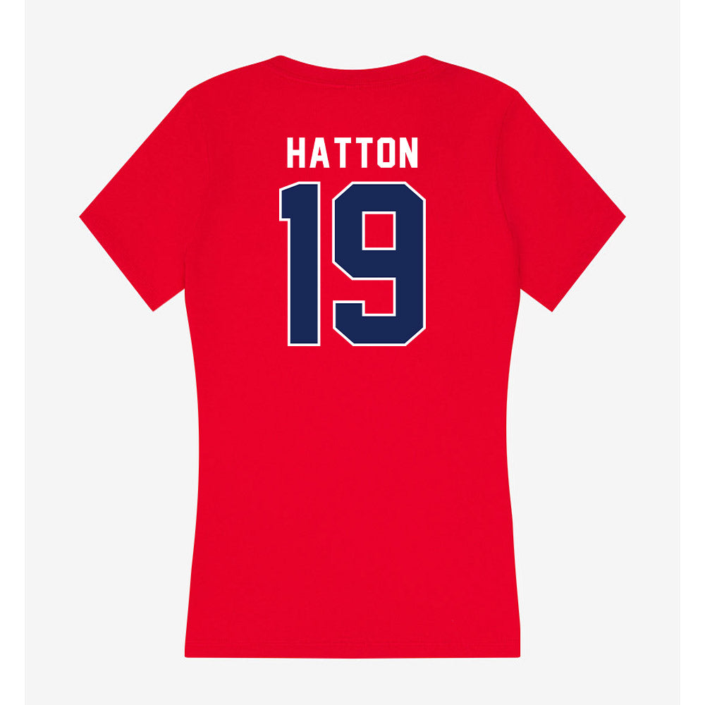 Arizona - NCAA Women's Volleyball : Brookelyn Hatton - Women's V-Neck T-Shirt-1