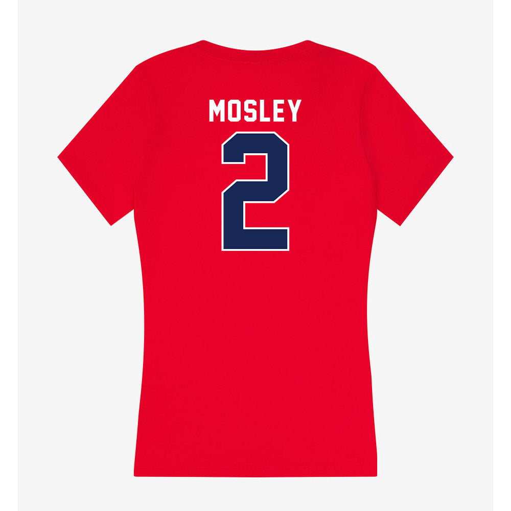 Arizona - NCAA Football : RJ Mosley - Women's V-Neck T-Shirt-1