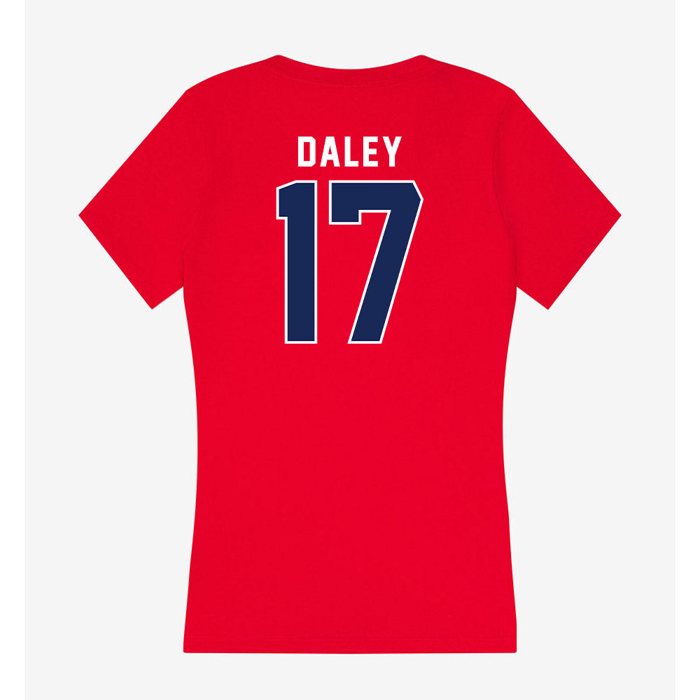 Arizona - NCAA Softball : Molli Daley - Women's V-Neck T-Shirt-1