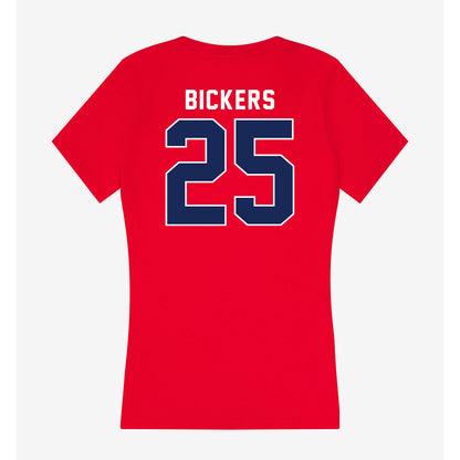 Arizona - NCAA Baseball : Tyler Bickers - Women's V-Neck T-Shirt-1