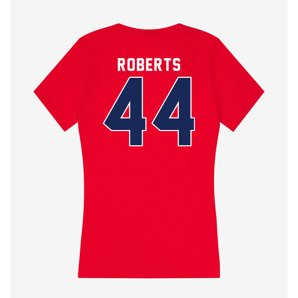Arizona - NCAA Football : Antwan Roberts - Women's V-Neck T-Shirt-1