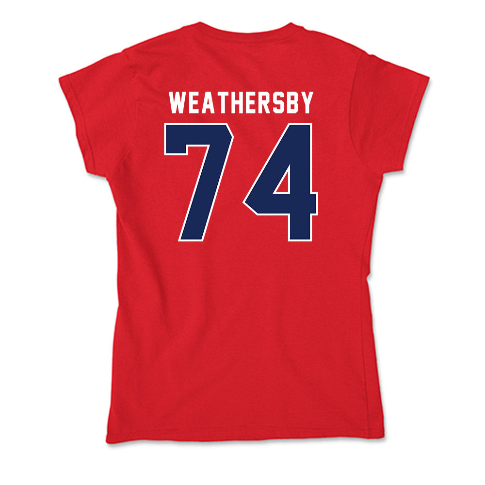 Arizona - NCAA Women's Soccer : Ella Weathersby - Soft Style Women’s T-Shirt-1