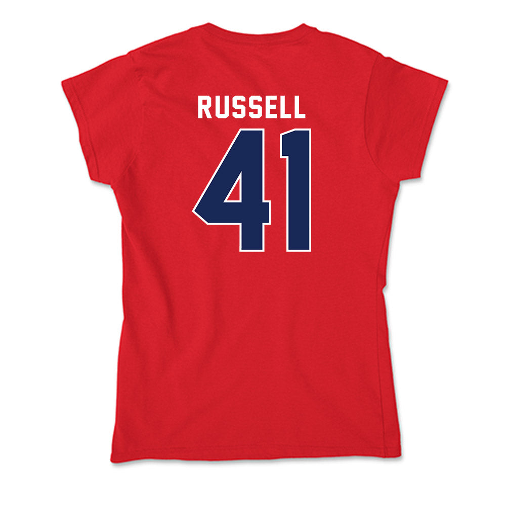 Arizona - NCAA Baseball : Tyler Russell - Soft Style Women’s T-Shirt-1