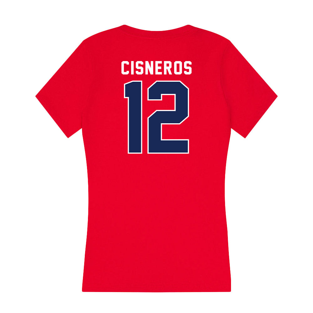 Arizona - NCAA Women's Volleyball : Carlie Cisneros - Women's V-Neck T-Shirt-1