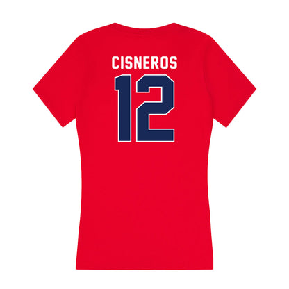 Arizona - NCAA Women's Volleyball : Carlie Cisneros - Women's V-Neck T-Shirt-1