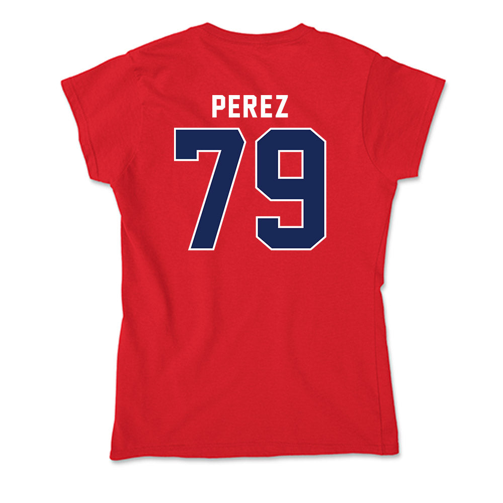 Arizona - NCAA Football : Isaac Perez - Soft Style Women’s T-Shirt-1