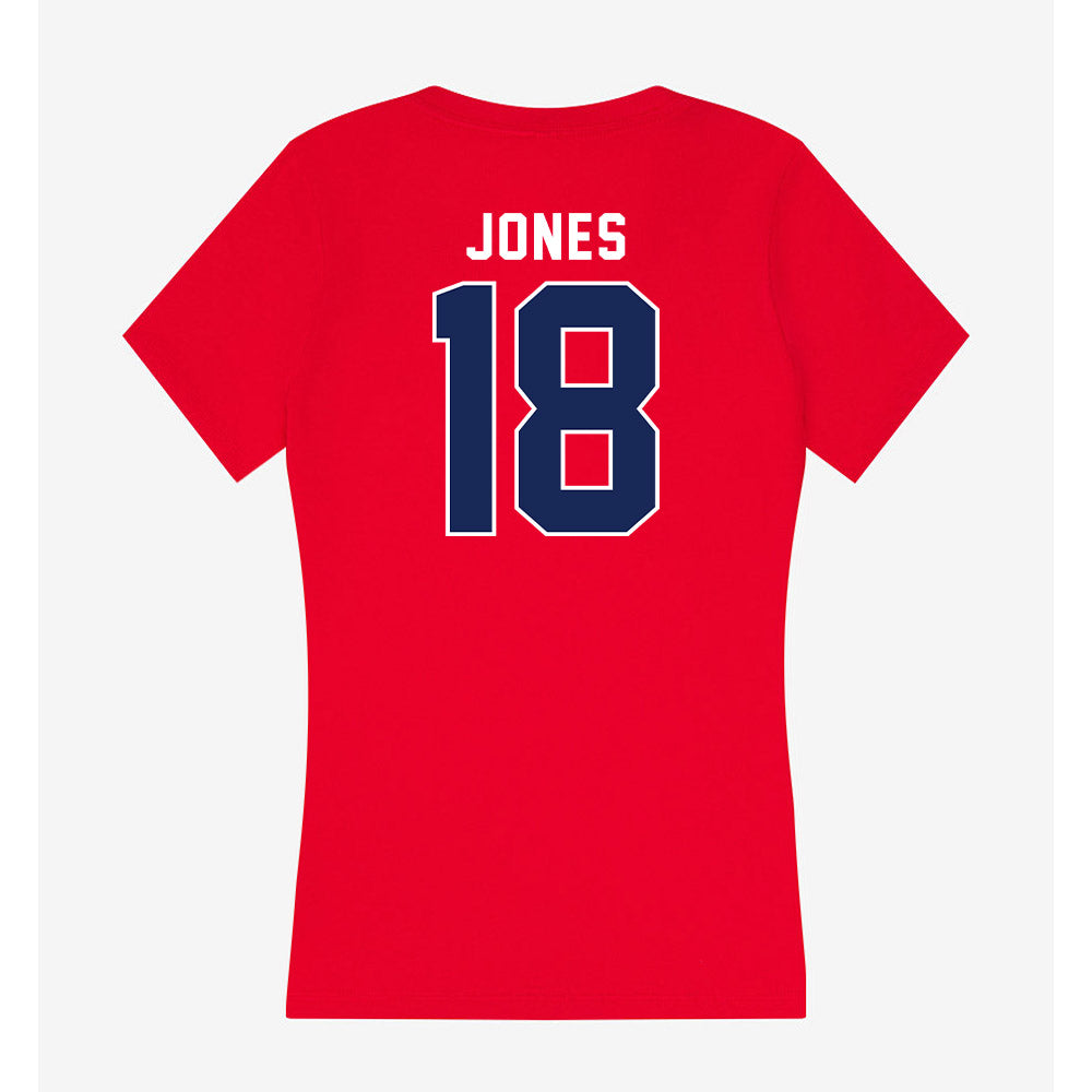 Arizona - NCAA Football : Carter Jones - Women's V-Neck T-Shirt-1