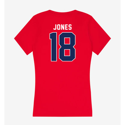 Arizona - NCAA Football : Carter Jones - Women's V-Neck T-Shirt-1