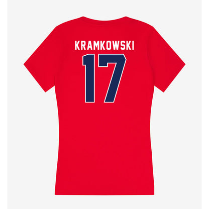Arizona - NCAA Baseball : Owen Kramkowski - Women's V-Neck T-Shirt-1