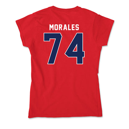 Arizona - NCAA Football : Justin Morales - Soft Style Women’s T-Shirt-1