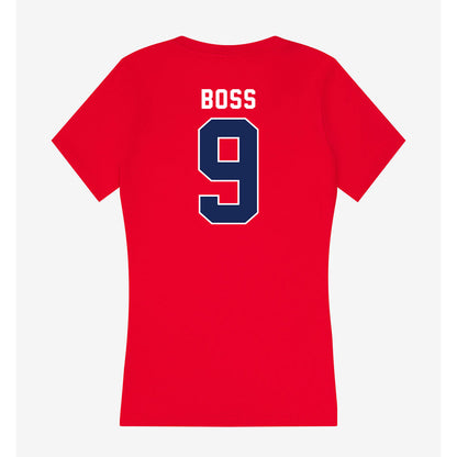 Arizona - NCAA Football : Tyrese Boss - Women's V-Neck T-Shirt-1