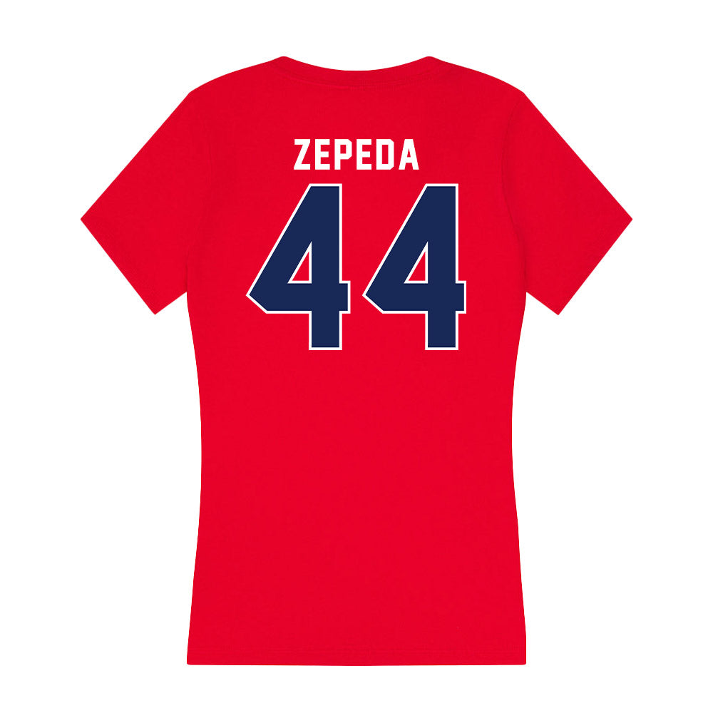Arizona - NCAA Softball : Camila Zepeda - Women's V-Neck T-Shirt-1