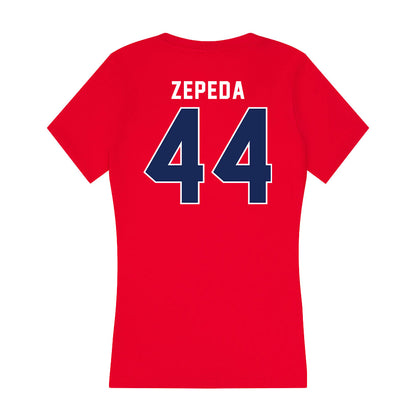 Arizona - NCAA Softball : Camila Zepeda - Women's V-Neck T-Shirt-1