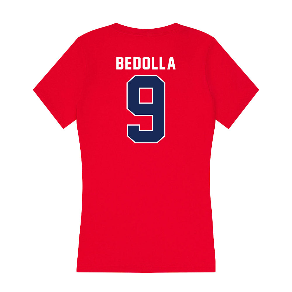Arizona - NCAA Women's Soccer : Jessica Bedolla - Women's V-Neck T-Shirt-1