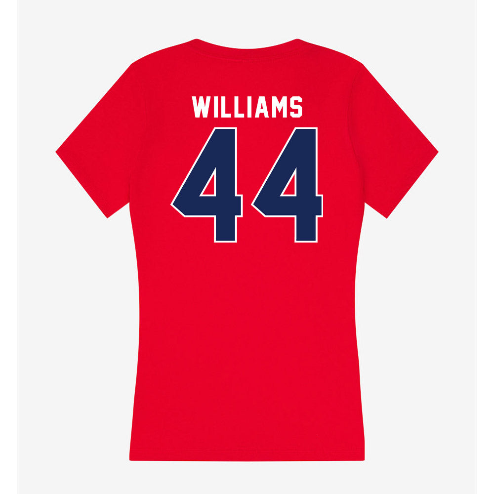 Arizona - NCAA Football : Prince Williams - Women's V-Neck T-Shirt-1