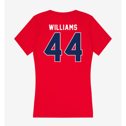 Arizona - NCAA Football : Prince Williams - Women's V-Neck T-Shirt-1