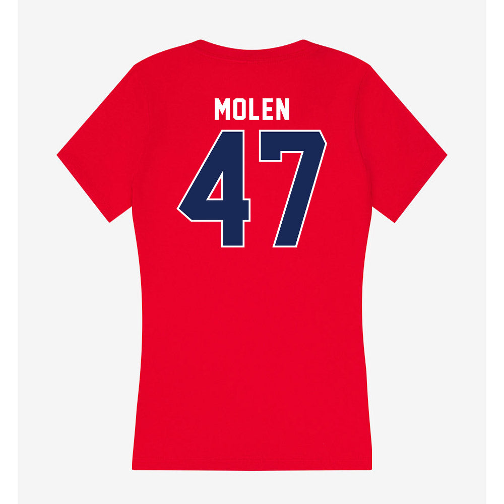 Arizona - NCAA Football : Broden Molen - Women's V-Neck T-Shirt-1