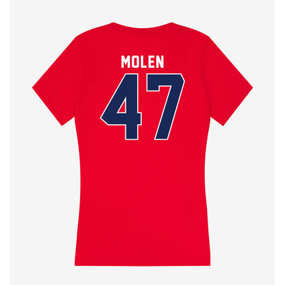 Arizona - NCAA Football : Broden Molen - Women's V-Neck T-Shirt-1