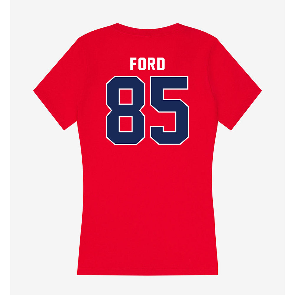 Arizona - NCAA Football : Kellan Ford - Women's V-Neck T-Shirt-1