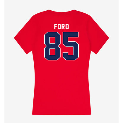 Arizona - NCAA Football : Kellan Ford - Women's V-Neck T-Shirt-1