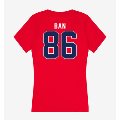 Arizona - NCAA Football : Arthur Ban - Women's V-Neck T-Shirt-1