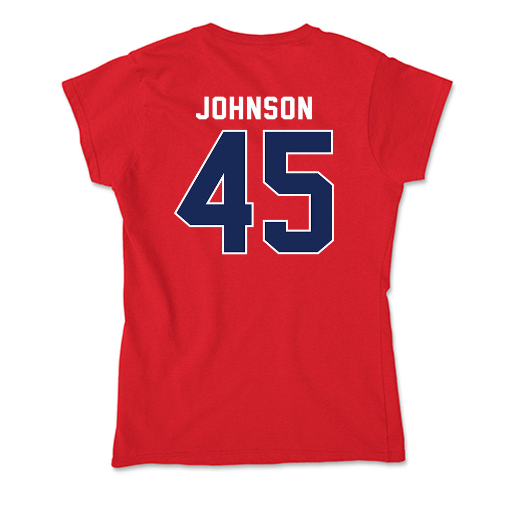 Arizona - NCAA Football : Victory Johnson - Soft Style Women’s T-Shirt-1