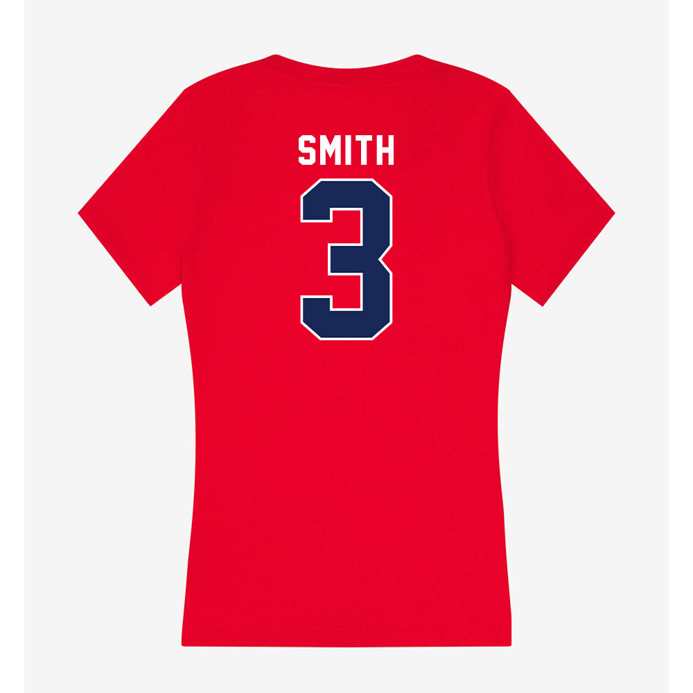 Arizona - NCAA Football : Tre Smith - Women's V-Neck T-Shirt-1