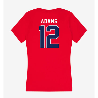 Arizona - NCAA Softball : Jalen Adams - Women's V-Neck T-Shirt-1
