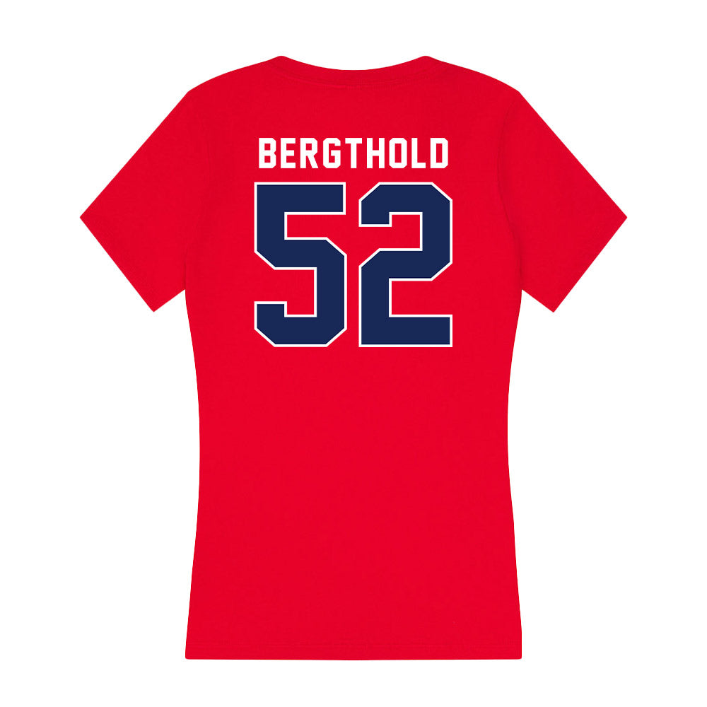 Arizona - NCAA Baseball : Kincaid Bergthold - Women's V-Neck T-Shirt-1