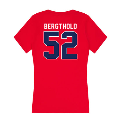 Arizona - NCAA Baseball : Kincaid Bergthold - Women's V-Neck T-Shirt-1