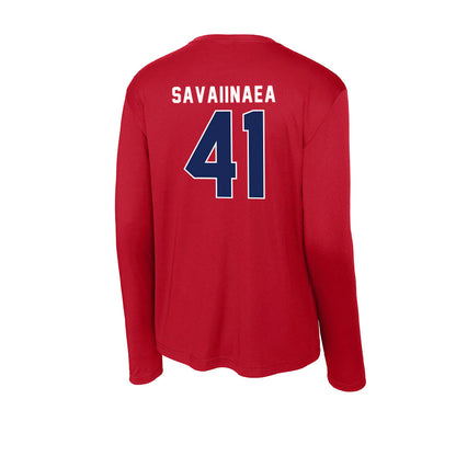 Arizona - NCAA Football : Julian Savaiinaea - Activewear Long Sleeve T-Shirt-1
