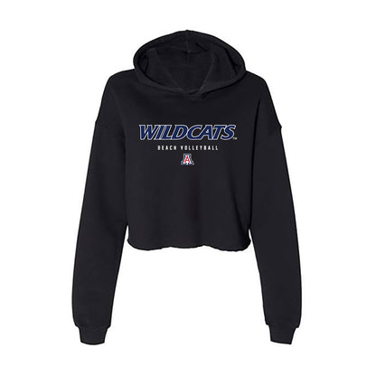 Arizona - NCAA Beach Volleyball : Sadie Moore - Women's Crop Fleece Hoodie-0