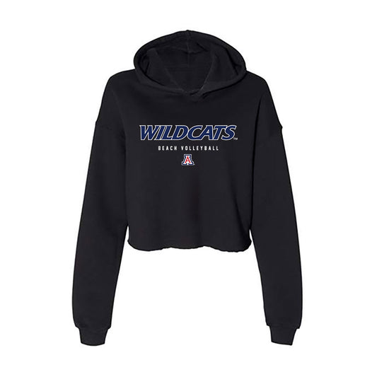 Arizona - NCAA Beach Volleyball : Holly Matchinsky - Women's Crop Fleece Hoodie-0