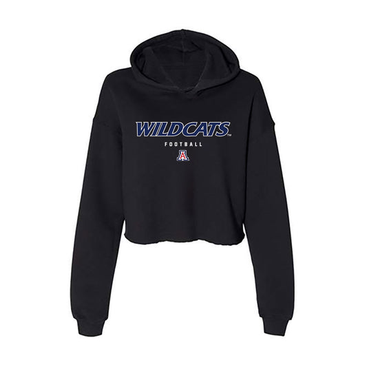 Arizona - NCAA Football : Lohgan Bottjer - Classic Shersey Women's Crop Fleece Hooded Sweatshirt-0