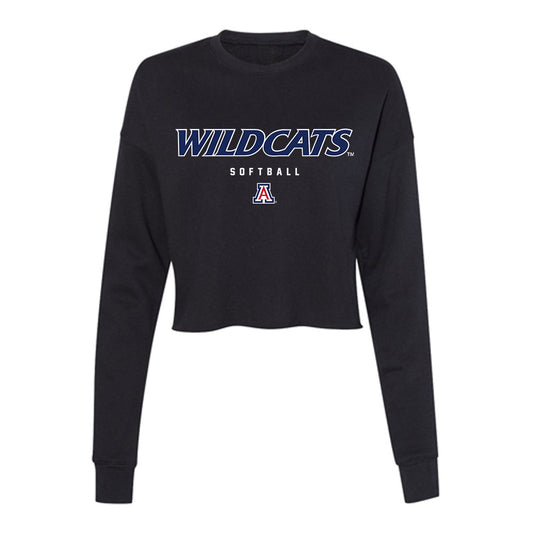 Arizona - NCAA Softball : Anyssa Wild - Women's Cropped Crew Fleece-0