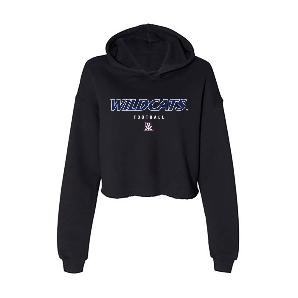 Arizona - NCAA Football : Jordan McCord III - Women's Crop Fleece Hoodie-0
