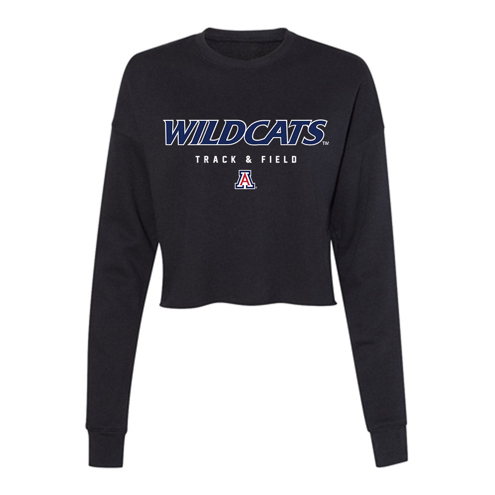 Arizona - NCAA Women's Track & Field : Aislin Martinez-Pompa - Women's Cropped Crew Fleece-0