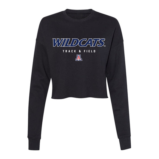 Arizona - NCAA Women's Track & Field : Aislin Martinez-Pompa - Women's Cropped Crew Fleece-0