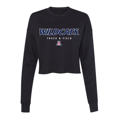 Arizona - NCAA Women's Track & Field : Jenica Bosko - Women's Cropped Crew Fleece-0