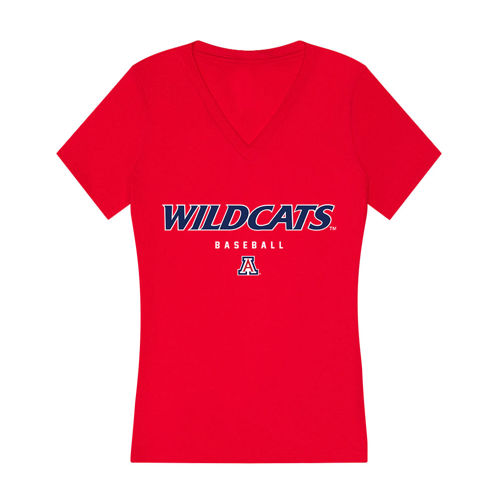 Arizona - NCAA Baseball : Smith Bailey - Women's V-Neck T-Shirt-0